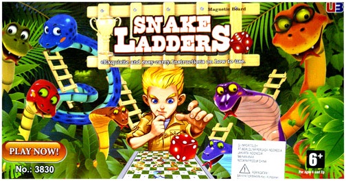 toko mainan online Snake Ladder Magnet 3830